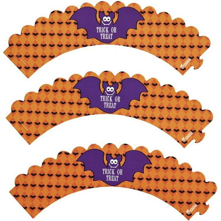 Personalized Halloween Cupcake Wrappers