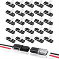 thumbnail image 1 of Connecteur Enfichable Double avec Boucle de Verrouillage (30 Pack), 1 of 7