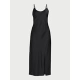 Style & Co Women's Printed Side Slit Slip Dress Gray Size Petite Medium