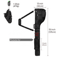 thumbnail image 3 of Small Golf Bags, Golf Bag, Sun Day Golf Carry Bag Foldable for Driving Range, Practice Clubs Green, 3 of 7