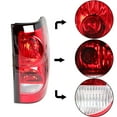thumbnail image 4 of Genrics Tail Light Brake Signal Bulb Assembly Replacement for Chevy Silverado 2003-2006 GM2800174 Red Right Passenger Side Tail Lights, 4 of 7