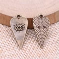 thumbnail image 5 of K-KED Multicolor 240 Pcs Tibet Silver Eyes Charms 22X11MM B15467-Bronze plated-240 PCS, 5 of 8