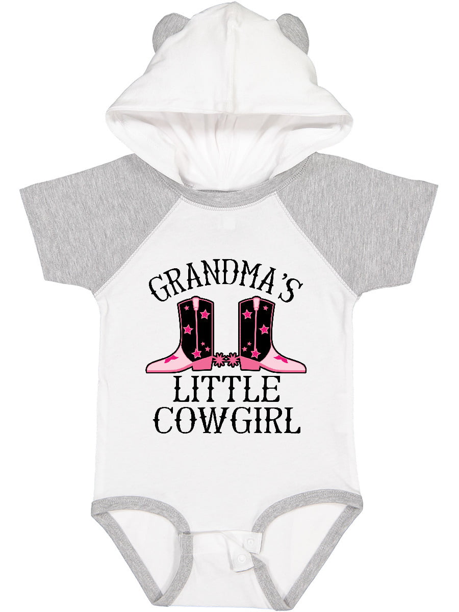 inktastic Grandma Little Cowgirl Baby Clothes Baby T-Shirt