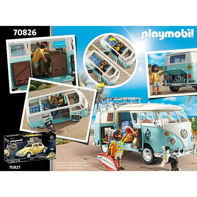 PLAYMOBIL Volkswagen T1 Camping Bus - 74 Pcs