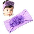 thumbnail image 2 of Yoyauz Baby Flower Headband, Chiffon Baby Girl Headband Soft Headband Baby Girl Accessories for Newborns, 2 of 5