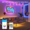 thumbnail image 7 of DAYBETTER Wifi LED Strip Lights, 50ft Music Sync Lights work with Alexa and Google Assistant，APP Voice Remote Control RGB Lights for Indoor Decor., 7 of 7