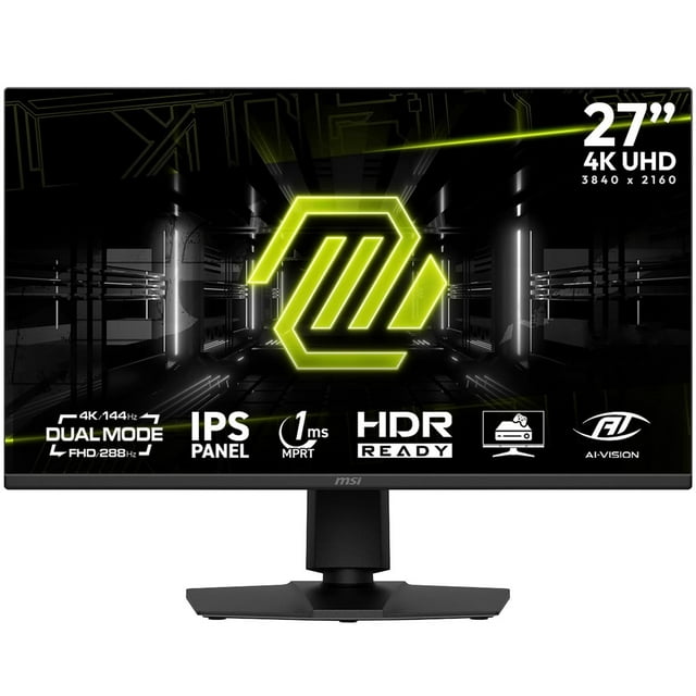 Monitor Gamer 27" MSI MAG 275UPD E14 1ms 288Hz IPS 4K UHD Dual Mode HDMI DisplayPort Altavoces Adaptative-Sync