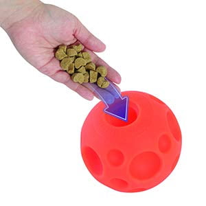 Omega Paw Tricky Treat Medium Size Ball Dog Toy