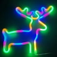 thumbnail image 2 of Coloody Deer Neon Lights LED Neon Light Sign Neon Wall Light Battery/USB Operated Neon Light-Colorful Deer, 2 of 2