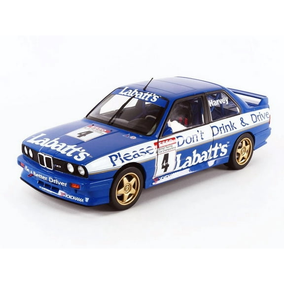 BMW E30 M3 #4 "Labbatt's" BTCC British Touring Car Championship (1991) "Competition" Series 1/18 Diecast Model Car by Solido
