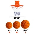 thumbnail image 3 of Silent Basketball Set And Net Bag 3 PCS/set Including 1 Silent Basketball 1 Basketball StAnd 1 Basketball Net Bag With No Noise During Basketball Dribbling Toys, 3 of 8