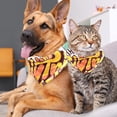 thumbnail image 4 of Thanksgiving Translucent Light Chiffon Yarn Dog Scarf Set - Breathable Pet Collars Pack of Two - 40.6x40.6x58/16x16x22.8in, 53.3x53.3x76.2/20.9x20.9x30 in, 4 of 5