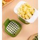 thumbnail image 5 of Picadora de verduras, picadora de gadgets multifuncional, cortadora de mandolina portátil de acero inoxidable, para patatas y frutas (blanco), 5 of 5