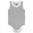 thumbnail image 6 of Hudson Baby Unisex Baby Cotton Sleeveless Bodysuits, Bunny And Bee, 3-6 Months, 6 of 7