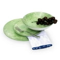 thumbnail image 4 of wingate-lime-porcelain-12-piece-dinnerware-set-service-for-4, 4 of 4