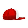 thumbnail image 4 of Decky 1040 5 Panel High Profile Structured Cotton Blend Trucker-White/Red, 4 of 6