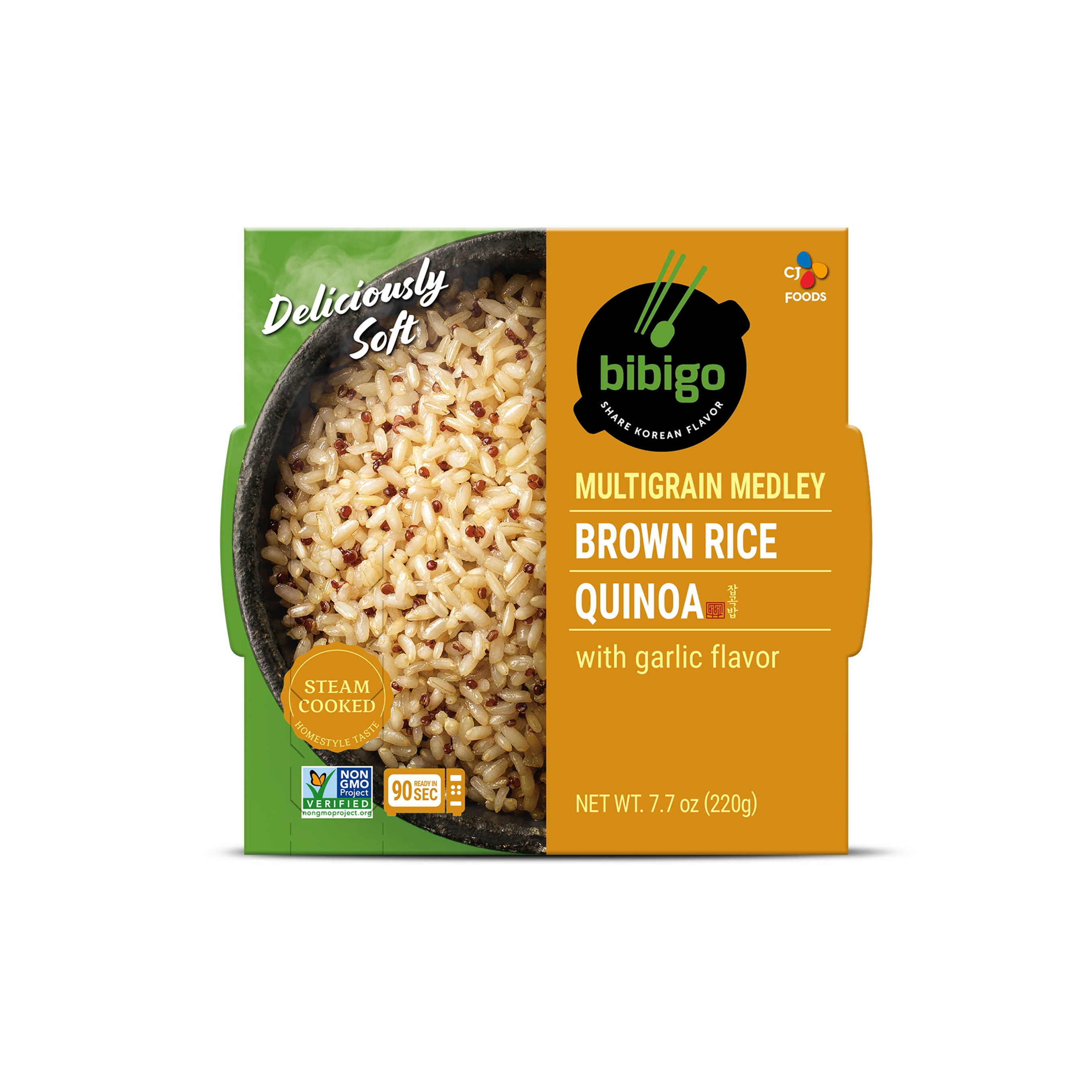 Bibigo Multigrain Medley, Brown Rice & Quinoa Rice Bowl, Shelf Stable