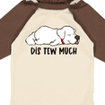 thumbnail image 4 of Inktastic Napping Dis Tew Much Great Pyrenees Boys or Girls Long Sleeve Baby Bodysuit, 4 of 5