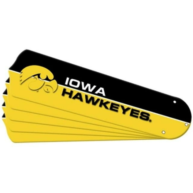 Ceiling Fan Designers 7992-IOW New NCAA IOWA HAWKEYES 42 in. Ceiling Fan Blade Set