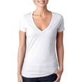 thumbnail image 2 of Women's Deep V-Neck Short Sleeve T-Shirt, 2 of 2