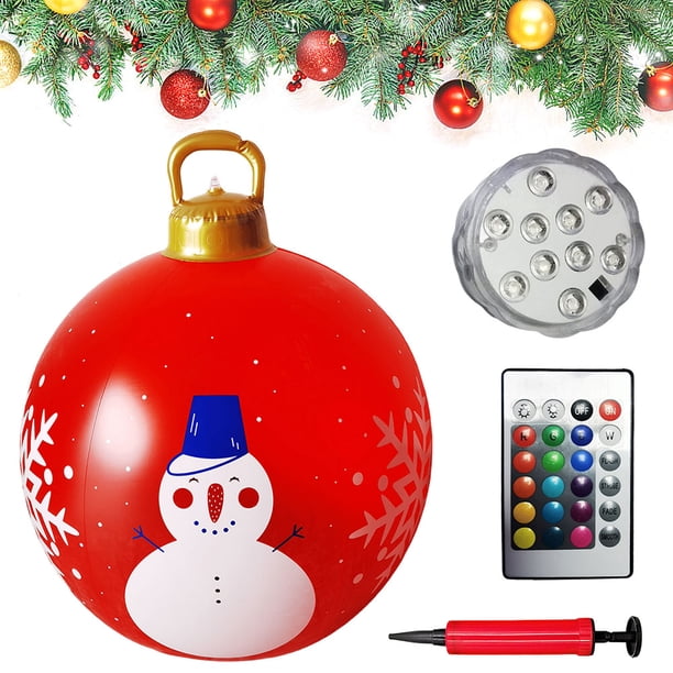 Decoraciones Navideñas Al Aire Libre 24 Pulgadas Con Luces Porche Y Césped para Patio