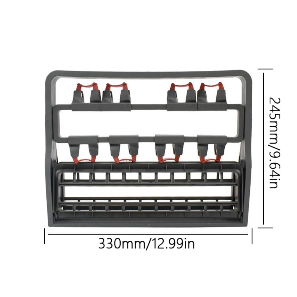 lanema Space Saving Dishwasher Glass Basket Dishwasher Glass Holder with Adjustable Slots Suitable for Various Sizes Glass