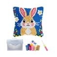 thumbnail image 3 of Zentra Latch Hook Cushion Cover DIY Home Decor Bunny Pattern for Adults Sofa Decor Pre Style C, 3 of 10