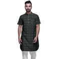 thumbnail image 1 of Atasi Kurta Imprimée pour Hommes Col Mandarin Coton Cambric Chemise Kurta Décontractée, 1 of 1