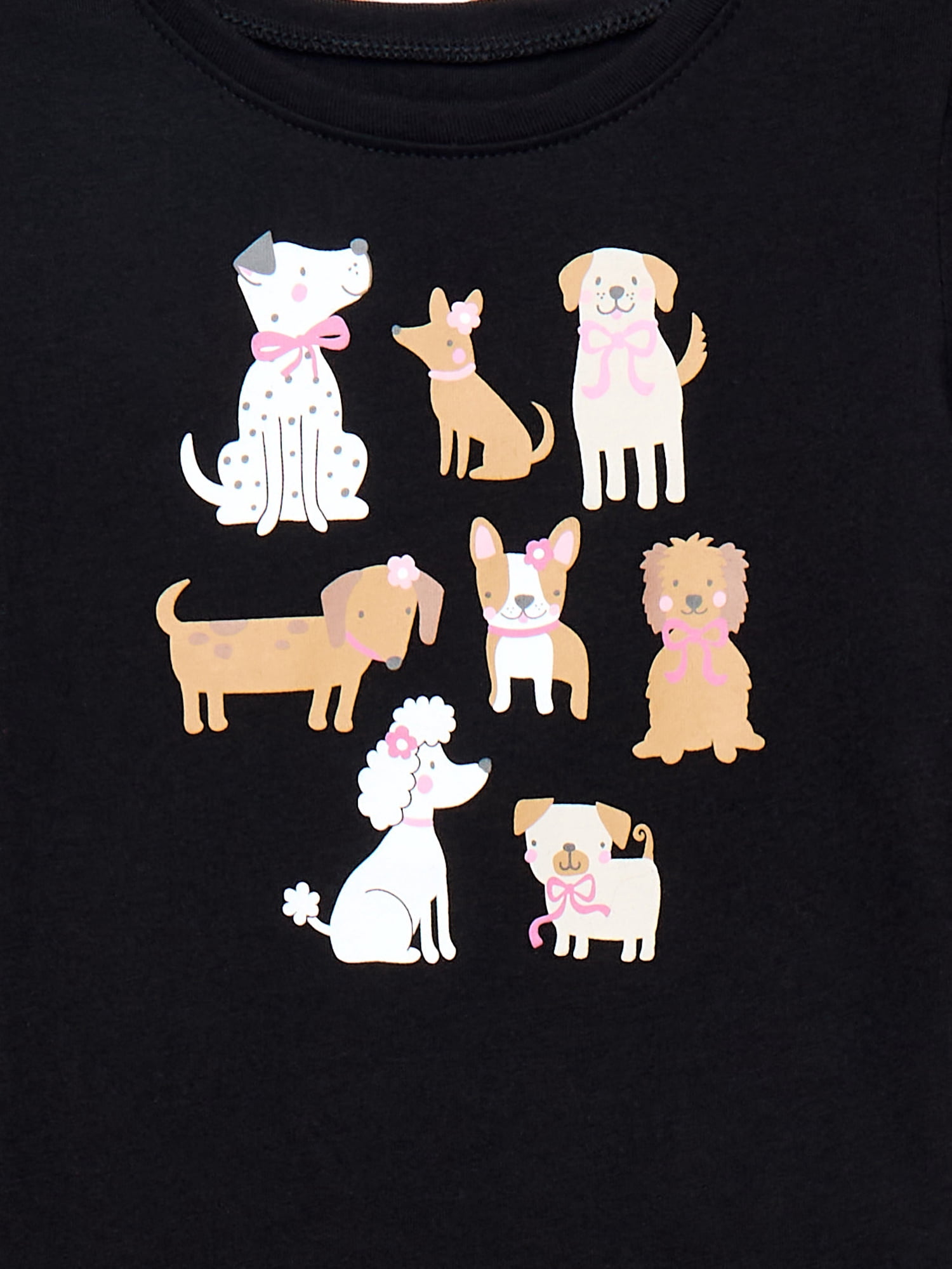 Garanimals Toddler Girls Assorted Long Sleeve Tees, 3-Pack, Sizes 18M-5T