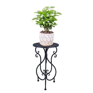 Foukus Vintage Iron Plant Stand, 50 Lb Capacity
