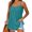 Sky Blue, variant on Pxiakgy Tank Top for Women Loose Fit Pleated Square Neck Sleeveless Shirt Curved Flowy Vest Basic Cotton Tee Summer Blouse Sleeveless Shirt Going Out Tops Cute 2025 Clothes