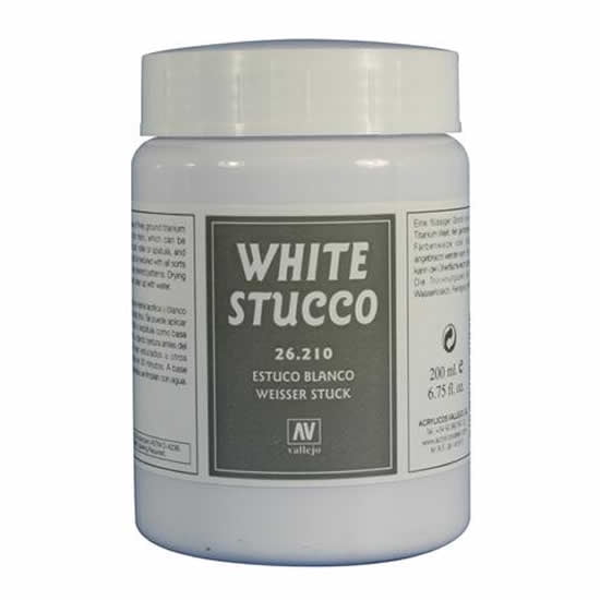  Stone  Effect  White Stucco  Gesso Acrylic 200ml Vallejo 