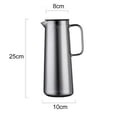 thumbnail image 1 of Glass Carafe with Lid, Heat Resistant Borosilicate Glass, for Lemonade, Water, 1 of 9