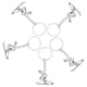 thumbnail image 4 of 5pcs Simple Atleta Llaveros Ski Sportman En forma de Llaveros Llaveros Colgantes decorativos, 4 of 8