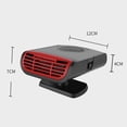 thumbnail image 3 of Car Heater Defrost And Defog 12V 150W Portable Car Heater Heater Strong Wind New, 3 of 9