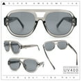 thumbnail image 2 of Iconic Classy Luxe Thick Metal Core Arm Racer Sunglasses Slate - Black, 2 of 8