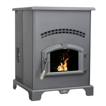 KING PELLET BURNER WITH IGNITER, 120 LB. HOPPER (Best Small Pellet Stove)