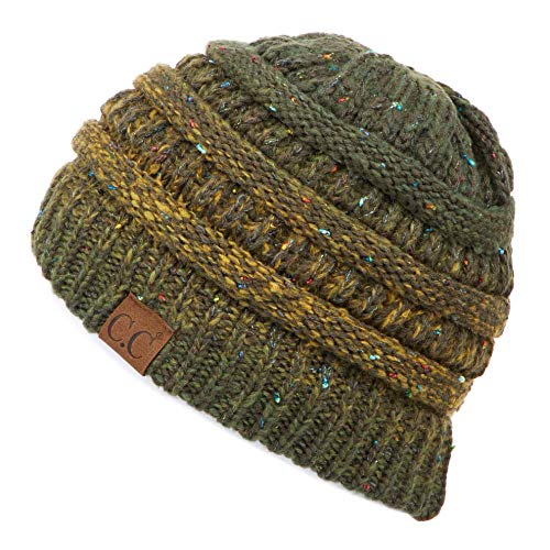 C.C Unisex Ribbed Confetti Knit Ombre 