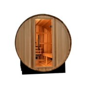 Golden Designs Marstrand Edition 6 Person Traditional Barrel Steam Sauna - Canadian Red Cedar