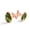 Color 2, variant on Men's Classic Stainless Steel, Beetle Ladybug Leaves Pattern Cufflinks Business Wedding Shirts, Rose Gold