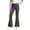 Dark Gray, variant on HAJWOH Fall Winter Flare Pants for Girls Flare School Uniform Pants Elastic Waist Dress Pant School Outfits For Teen Girls Kids