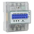 thumbnail image 1 of Energy Meter Power Meter 3 Phase 4 Wire Energy Meter Digital Display Energy Meter 380v Power Meter DDS024T 3 Phase 4P Electronic Energy Meter 380V LCD Digital Display DIN Rail With, 1 of 8