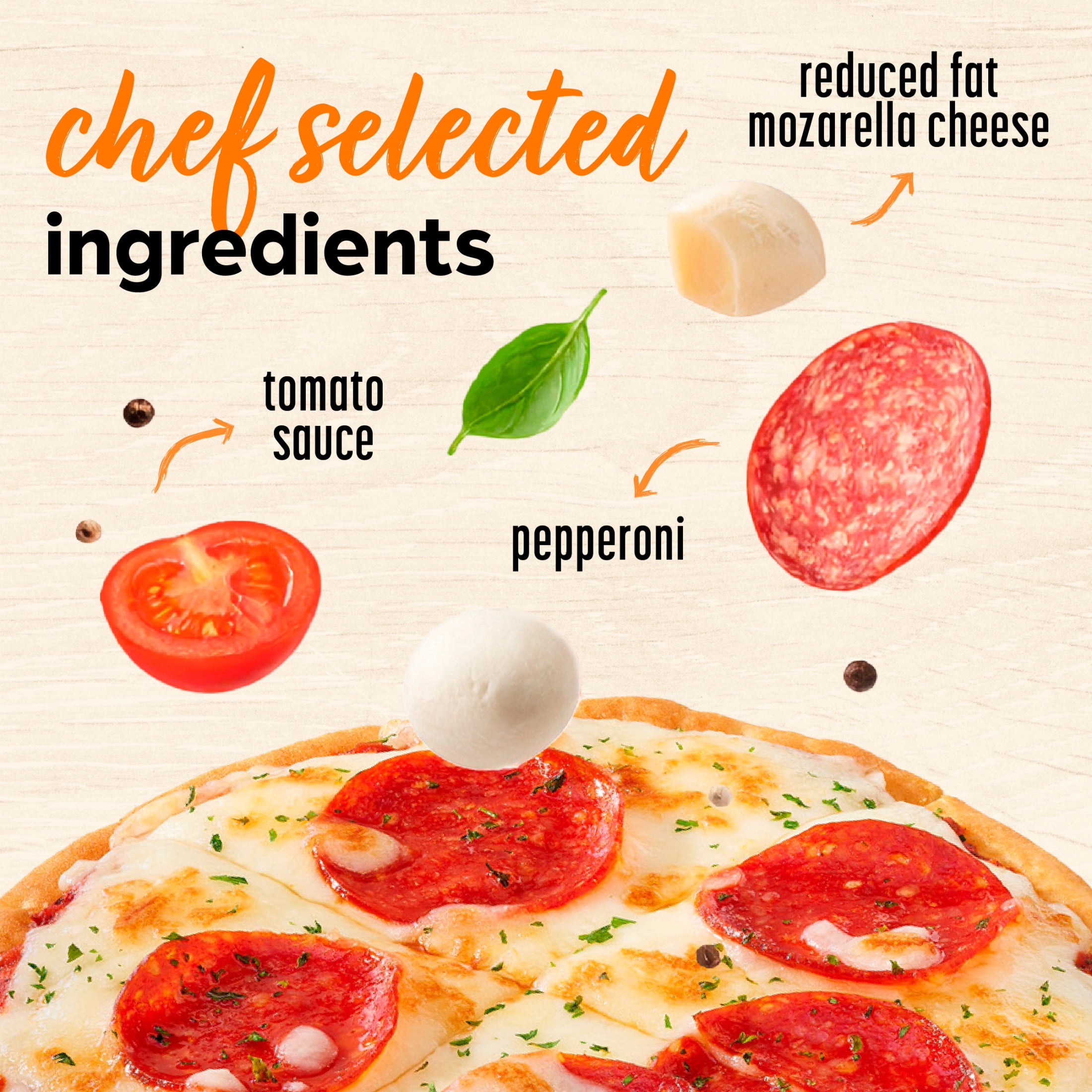 Lean Cuisine Pepperoni Personal Pizza Microwave Meals for Lunch or Dinner, 6 oz (Frozen)