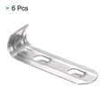 thumbnail image 3 of Unique Bargains Freezer Shelf Clips, Refrigerator Clip Kits Cooler Shelf Support 2.52x0.71x0.67inch Silver, 3 of 4