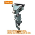 thumbnail image 2 of Table Vise 3", Swivel Vise 360° Rotating, Universal Bench Vise for Drilling, Woodworking, Jewelry, Metalworking - Heavy Duty Aluminum Alloy Vise, 2 of 5