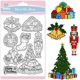 thumbnail image 1 of Sellos transparentes de árbol de Navidad para hacer tarjetas, sello transparente de cascanueces, sellos de silicona para calcetines navideños, 1 of 9