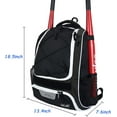 thumbnail image 3 of WOLT | Youth Baseball Bag Backpack for Boys Baseball Backpack New Outdoor Sports Equipment Bag Black, 3 of 7