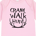 thumbnail image 4 of Inktastic Crawl, Walk, Hunt Boys or Girls Long Sleeve Baby Bodysuit, 4 of 5