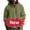 Z01-Army Green, variant on BADHUB Men's Linen Hoodies Casual Long Sleeve Sweatshirt for Men Pullover Solid Color Lightweight Loose Fit Hooded Sweat Shirt Quarter Button Drawstring Shirts