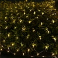 thumbnail image 2 of DAYBETTER Christmas Net Lights Outdoor, Warm White Waterproof Mesh Fairy String Lights, 12ft*5ft 360 LED with 8 Modes Plug in, for Bushes Garden Party Decoration, 2 of 7